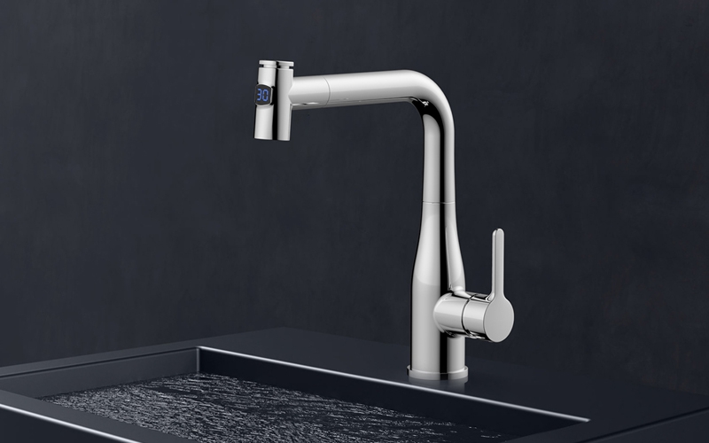 FK8360-B0 Single Handle Pull-down Kitchen Faucet