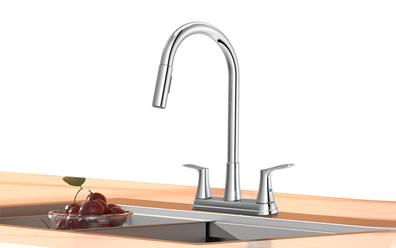 FK8205 2 Handle Pull-down Kitchen Faucet